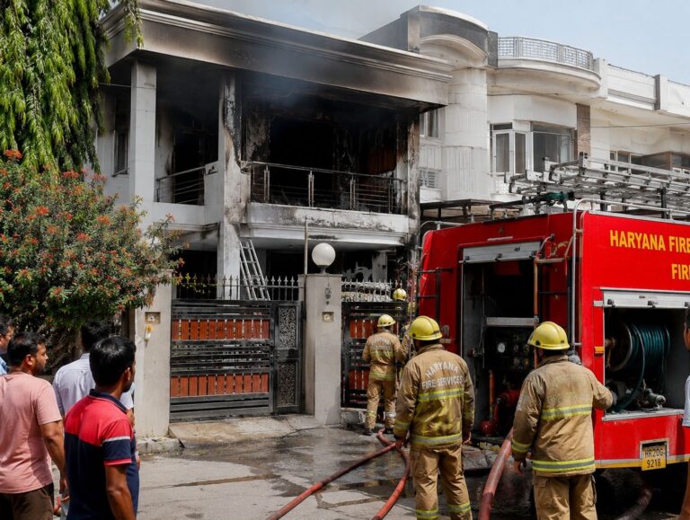 Haryana fire