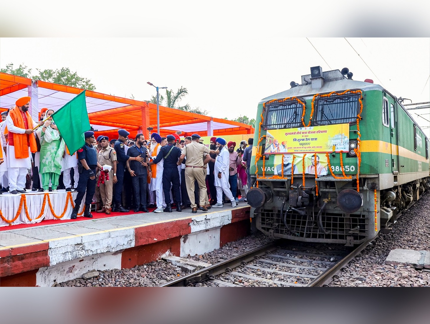 800 pilgrims travel to Hazur Sahib as Haryana launches special train