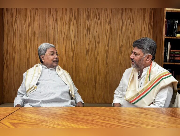 Siddaramaiah, Shivakumar meet Congress leaders amid speculation of leadership change