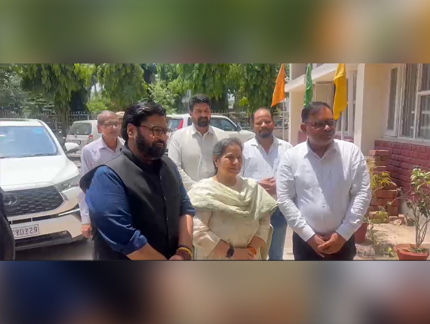 BJP Leaders Join Birthday Celebration With Special Children in Panchkula