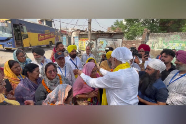 Patiala Pilgrims Leave for Amritsar Under Free Teerth Yatra Scheme