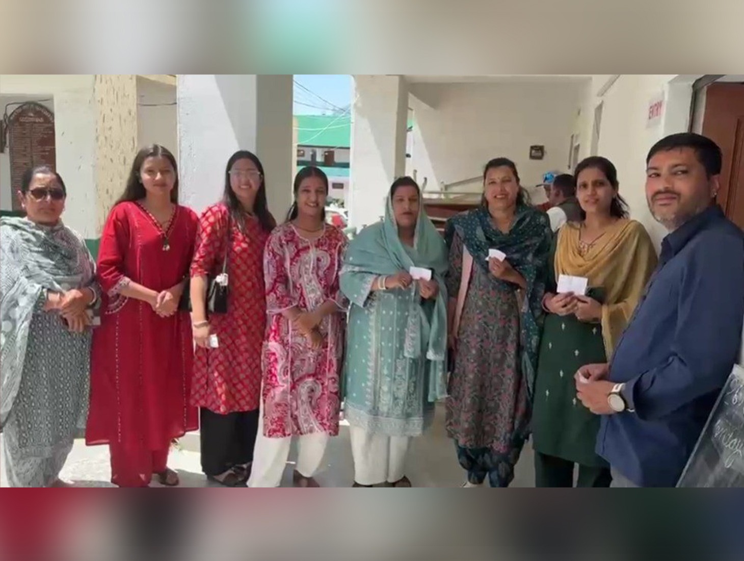 Youth And Elderly Voters Show Enthusiasm In Nagar Panchayat Elections