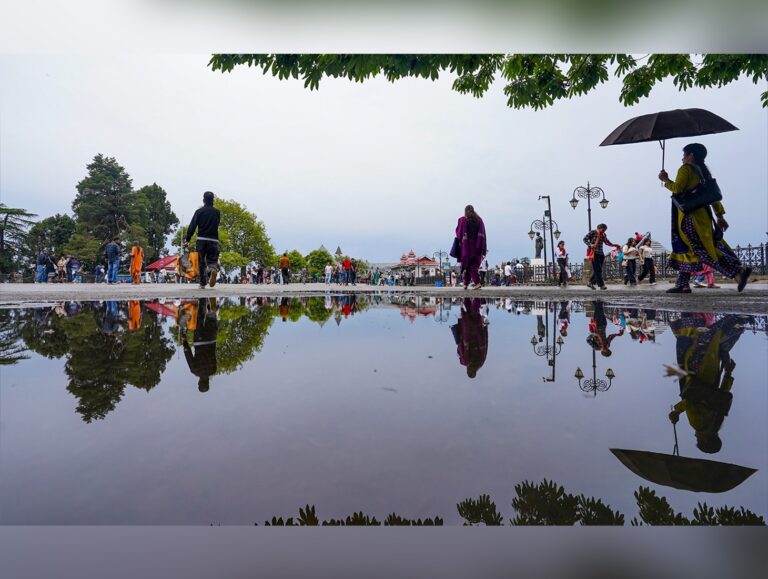 Wet Spell Continues in Himachal as Rain and Hail Hit Several Areas