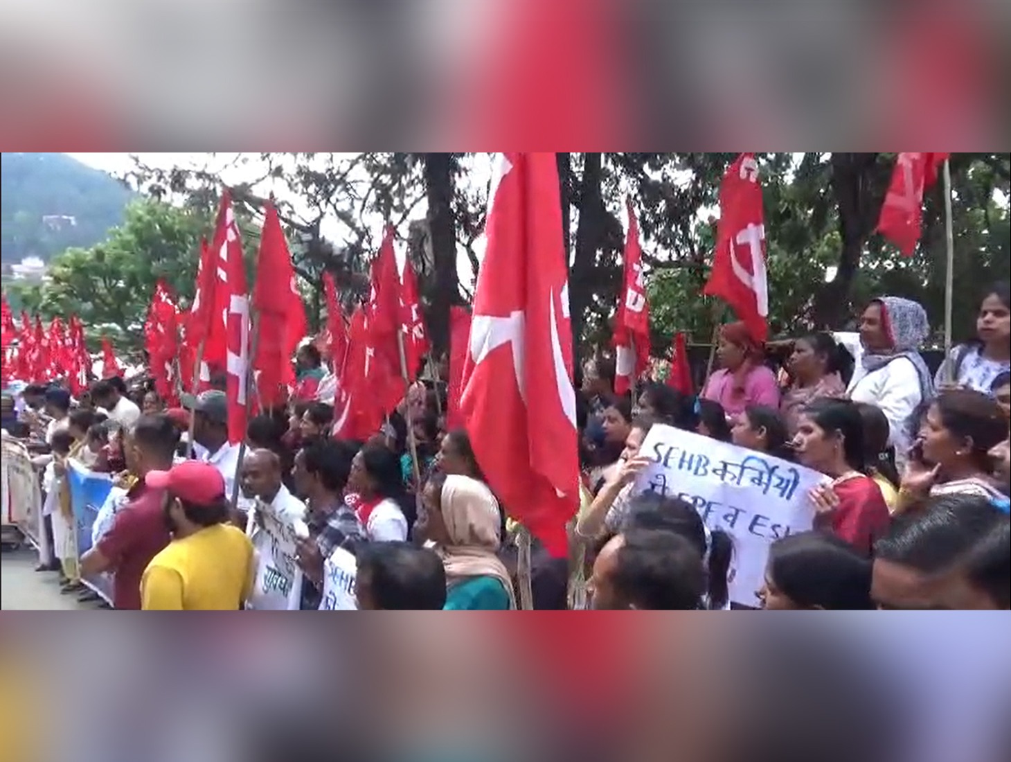 Shimla protest