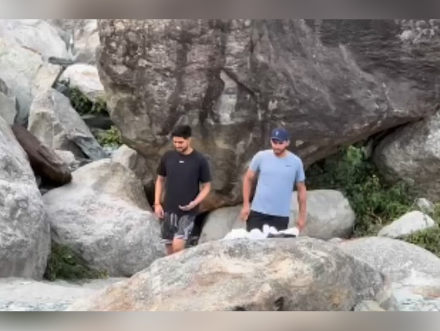 Gujarat Titans Star Enjoys Chilly Waters Near Dharamshala Amid IPL Buzz