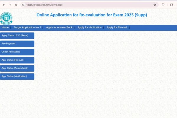 short headline CBSE Denies Portal Glitch Students Flag CBSE Login Issues CBSE Says Portal Working Fine CBSE Rechecking Portal Faces Complaints Login Issues Hit CBSE Portal CBSE Rejects Glitch Claims Students Face Trouble On CBSE Portal CBSE Portal Working, Says Board CBSE Re-evaluation Portal Under Fire CBSE Says No Major Portal Issue 70 words CBSE on Tuesday said its Class 12 re-evaluation portal is functioning properly despite students reporting login and submission issues on social media. The board said only a few temporary problems were reported and advised students to try again later. CBSE has opened the re-evaluation and verification window from May 19 to May 22. The board has also reduced fees for accessing answer sheets, verification, and rechecking of individual questions for students this year. 70chacharter headline CBSE Says Re-evaluation Portal Working Despite Login Complaints hashtag #CBSE #CBSEClass12 #ReEvaluation #BoardExams #CBSEResults #EducationNews #StudentIssues #ExamPortal #TheNorthNews headlines CBSE Says Re-evaluation Portal Working Despite Student Complaints