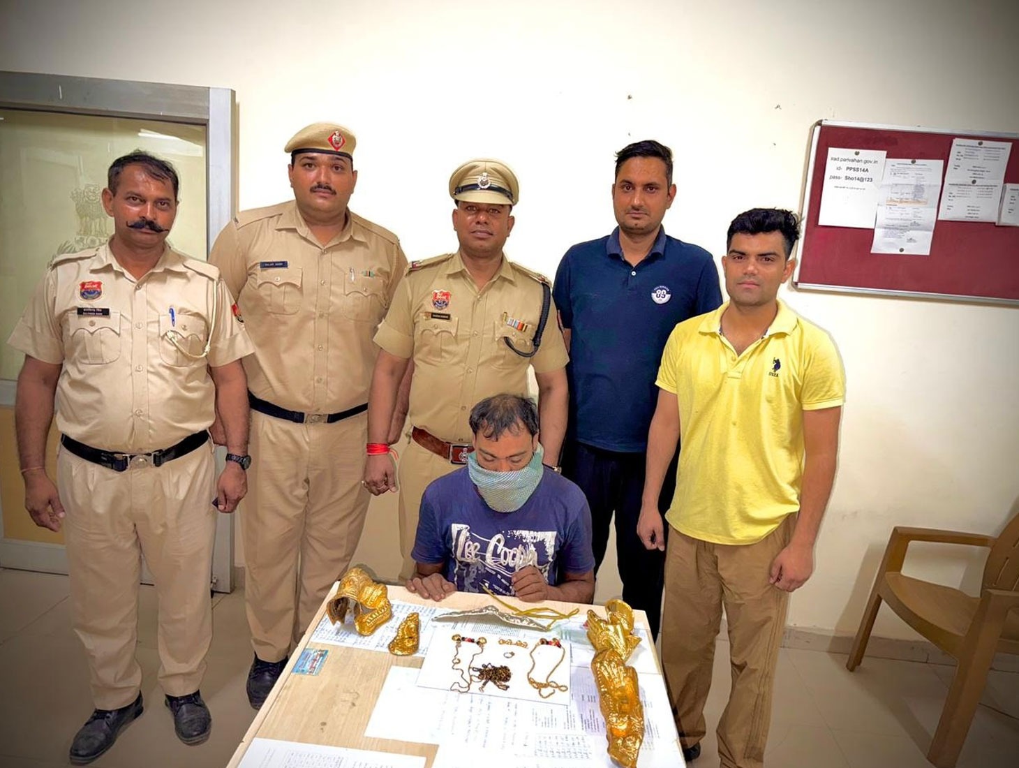 Jewellery Worth Lakhs Recovered From Temple Theft Accused