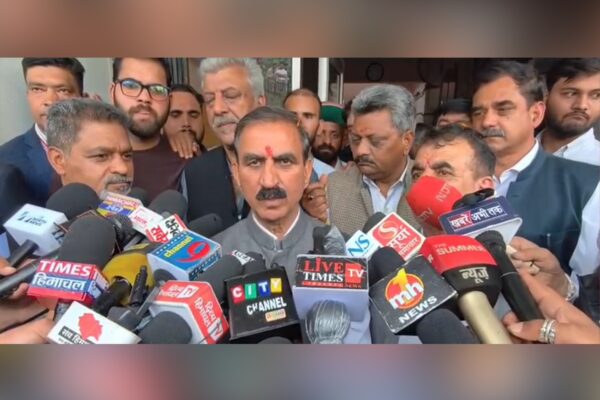 Sukhu Says Himachal Won’t Compromise Interests, Attacks BJP Over Past Agreements
