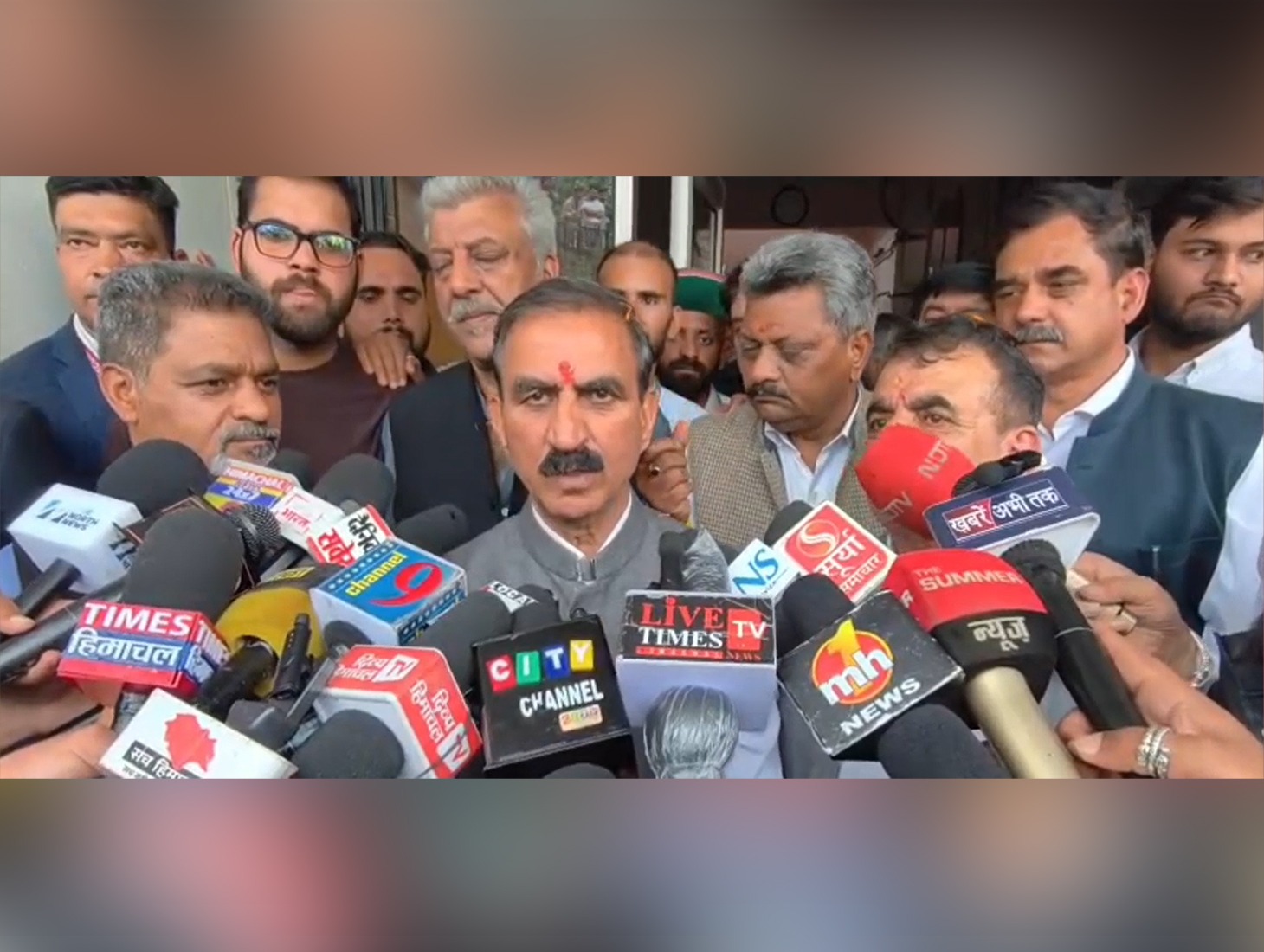 Sukhu Says Himachal Won’t Compromise Interests, Attacks BJP Over Past Agreements