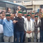 HRTC Union Protests In Shimla, Seeks Clearance Of Salaries And Long-Pending Arrears