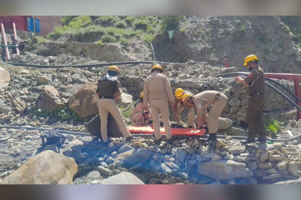 DDMA Tests Emergency Response Systems Through Mega Mock Drill in Lahaul-Spiti
