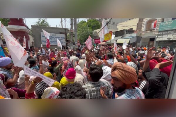 Over 5,000 PSPCL Outsource Workers Protest, Warn of Larger Agitation