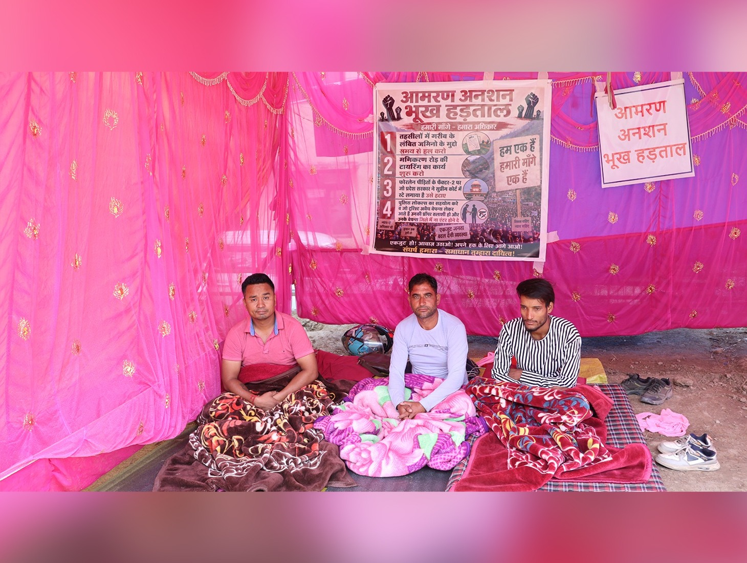 Kullu Protester Demands Faster Revenue Work, Better Road Infrastructure