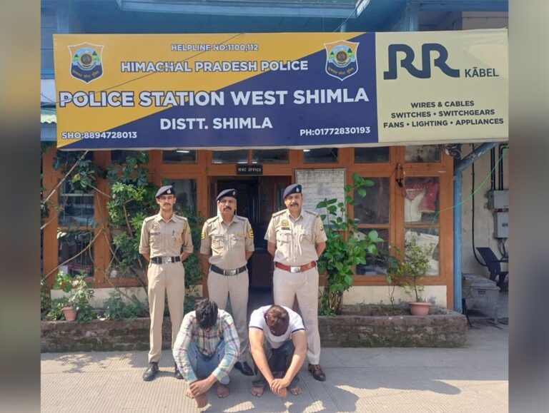 Shimla Police arrest key drug supplier from Faridabad, uncover Rs 1.25 crore heroin network