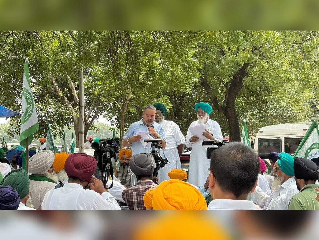 Farmers protest in Chandigarh