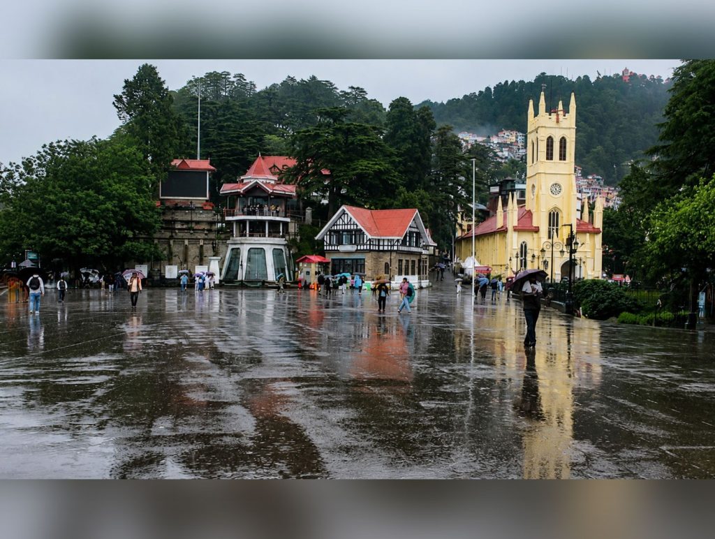 Heavy Rain Warning Issued for Sirmaur, Shimla, Mandi and Kangra Amid Active Monsoon