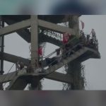 Patiala meter readers climb water tank with petrol bottles during protest