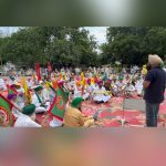 SKM protests outside BJP leaders’ residences across Punjab, condemns police action on students