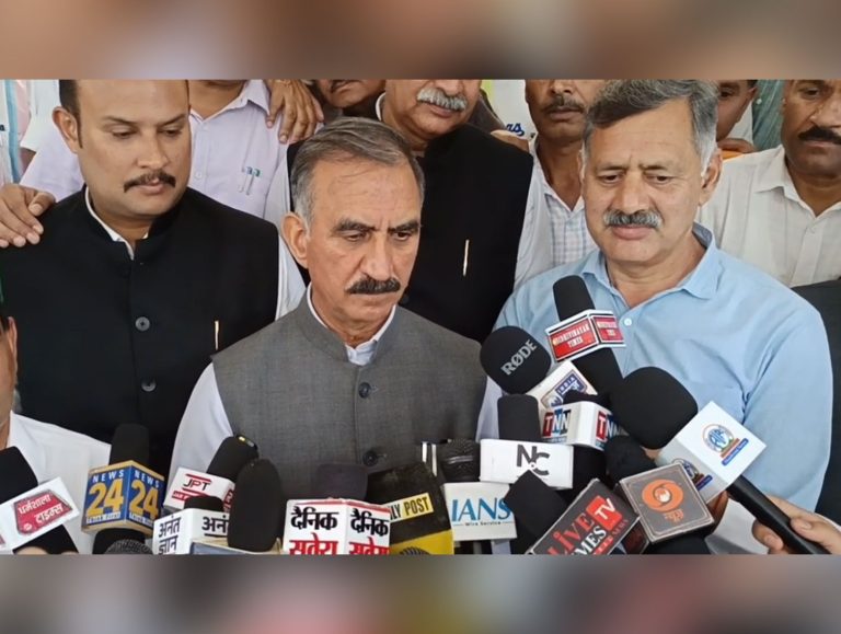 CM Sukhu announces Rs 8.5 lakh relief for Boh cloudburst victims