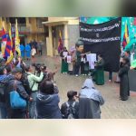 Tibetans rally in Dharamshala against China’s new law