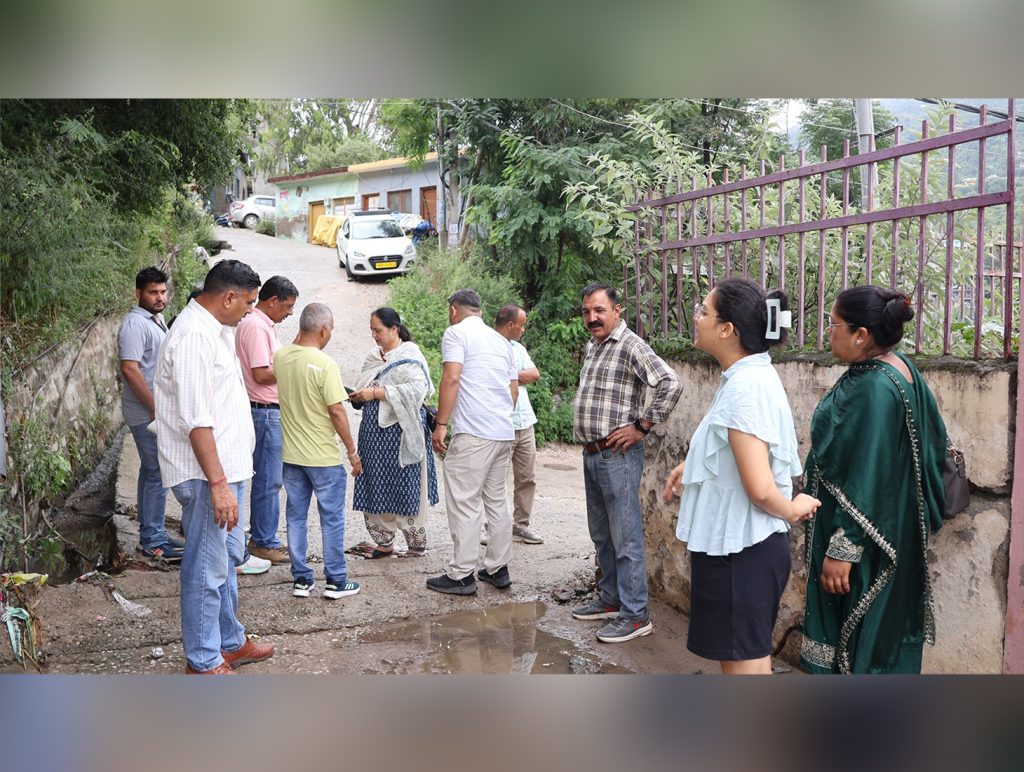 Heavy Rain Hits Kullu; BSNL Colony Flooded, Residents Seek Better Drainage