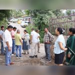 Rainwater enters Kullu’s BSNL colony as heavy monsoon showers disrupt normal life