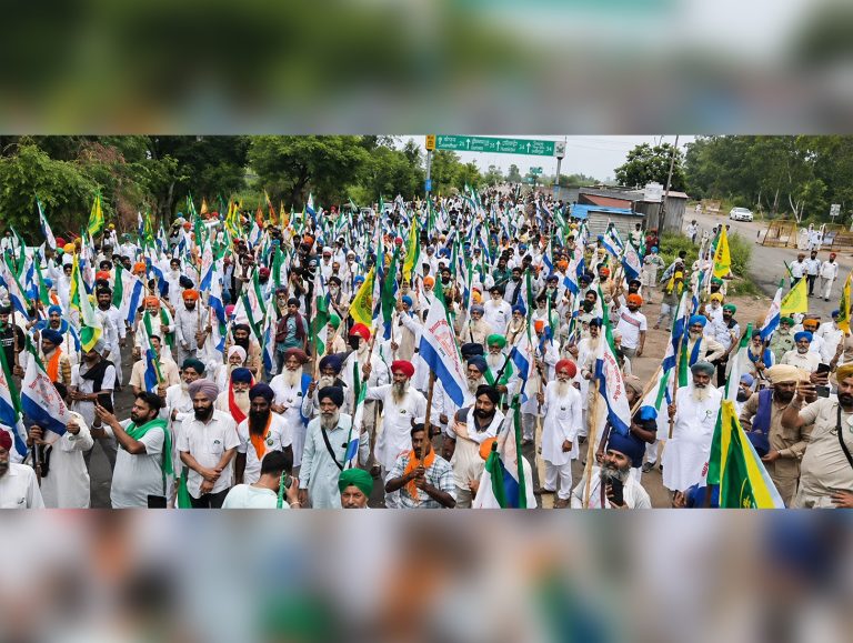 Farmers stopped at Shambhu border during March to Delhi over India-US trade deal