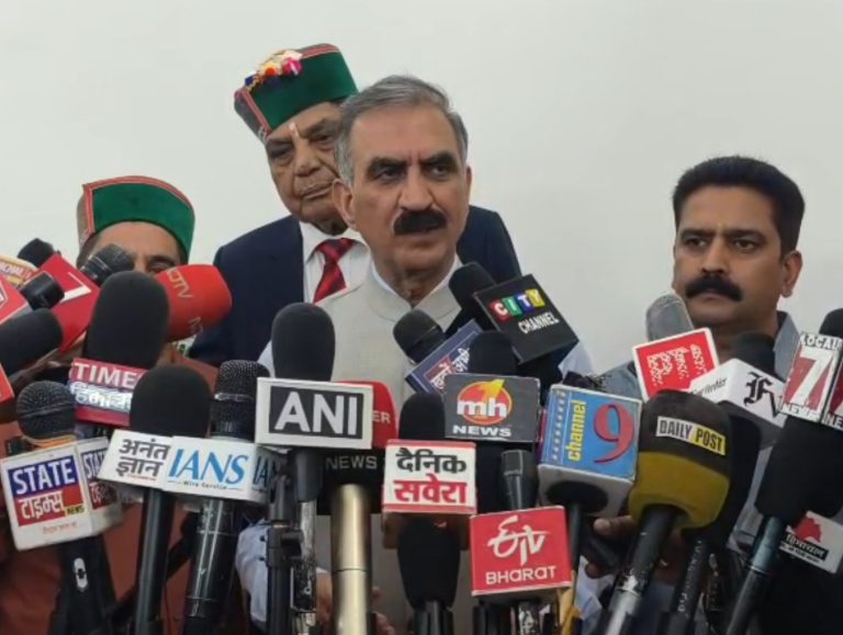 CM Sukhu attacks BJP, says White Paper Committee will expose alleged corruption