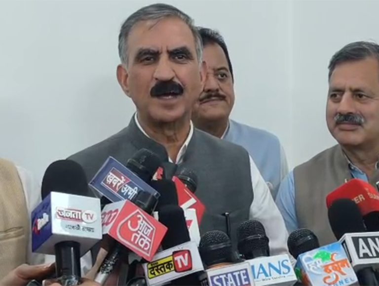 CM Sukhu hits back at BJP over briefcase protest