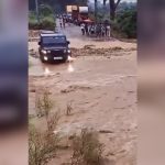 Car trapped as Nakki Khad swells in Kangra