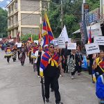Tibetans protest in Dharamshala