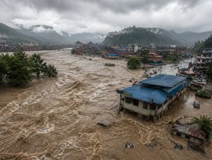 Nepal floods AI