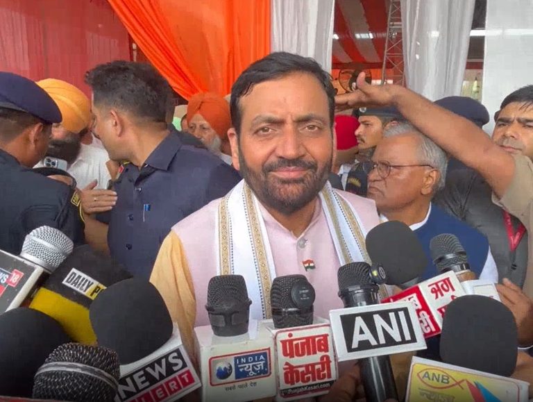Saini Says BJP will form government in Punjab, targets AAP at teej festival in Ghanaur