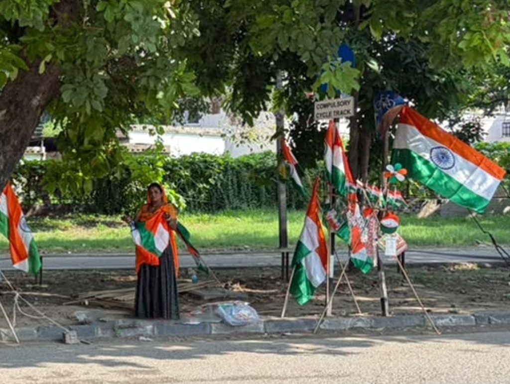 Chandigarh Decks Up in Tricolour Ahead of 80th Independence Day