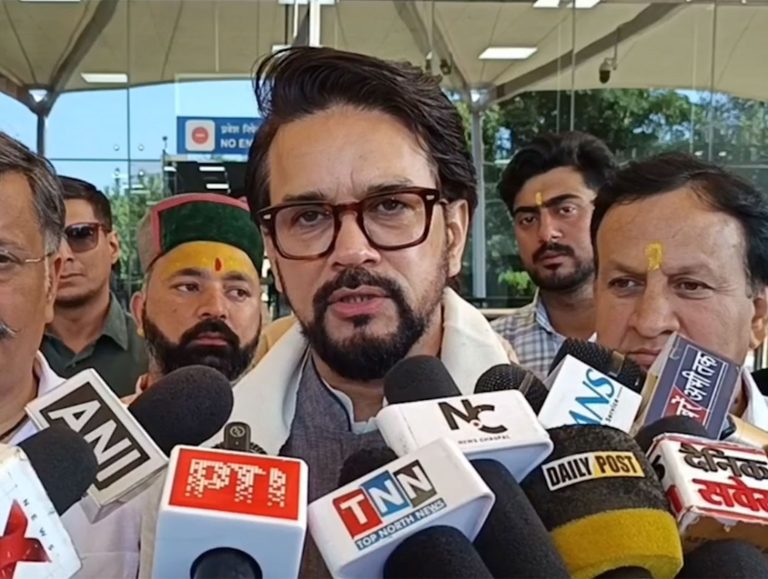 Kishau Dam resolves six-decade-old water issue: Anurag Thakur