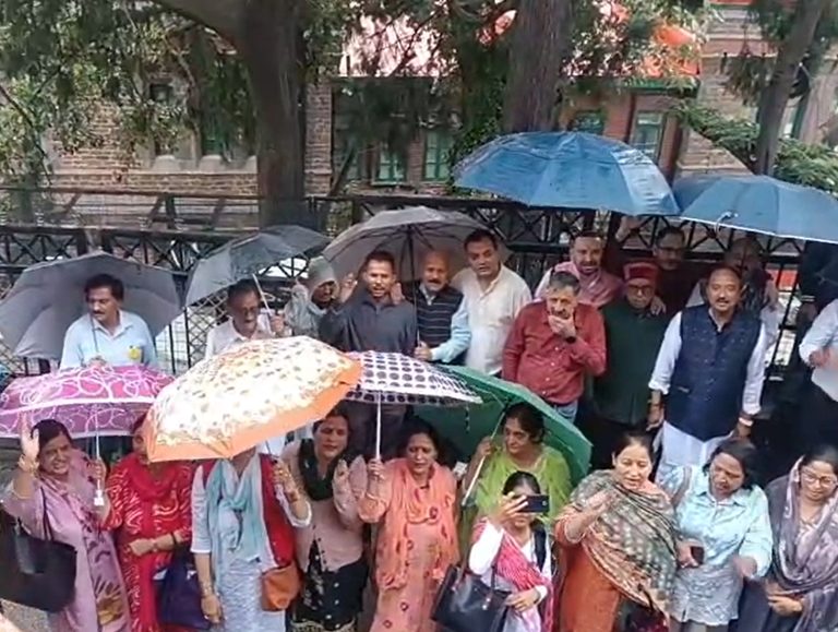 BJP takes protest to Shimla streets over unfulfilled guarantees, health services