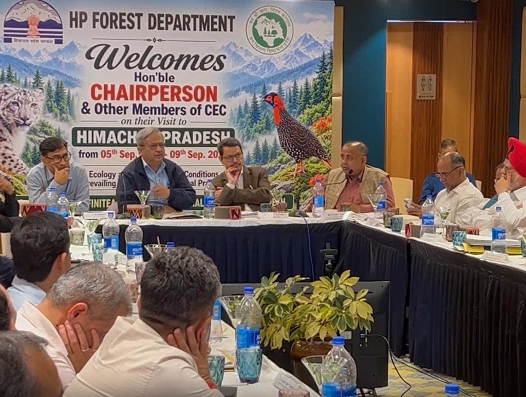 CEC reviews Environmental Impact of Development activities in Himachal