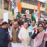 Congress workers burn PM Modi, CEC Gyanesh’s effigies in Shimla