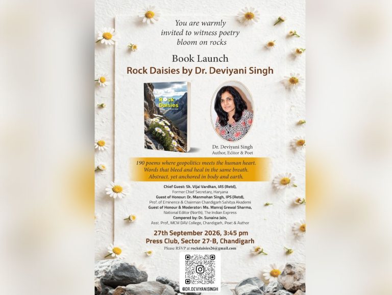 Debut poetry collection ‘Rock Daisies’ to launch on Sept 27