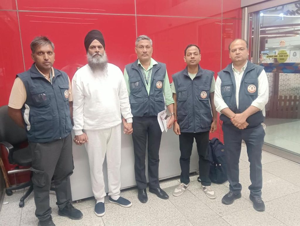 Harnek Singh arrested after US deportation, sent to custody