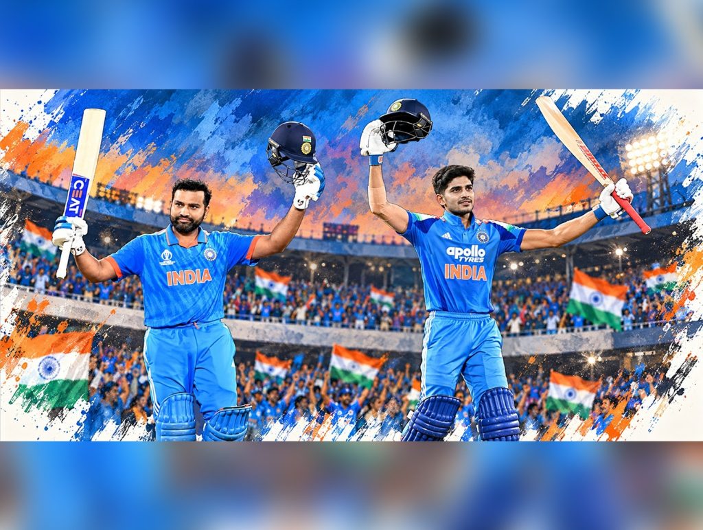 Gill’s double ton powers India to record ODI chase
