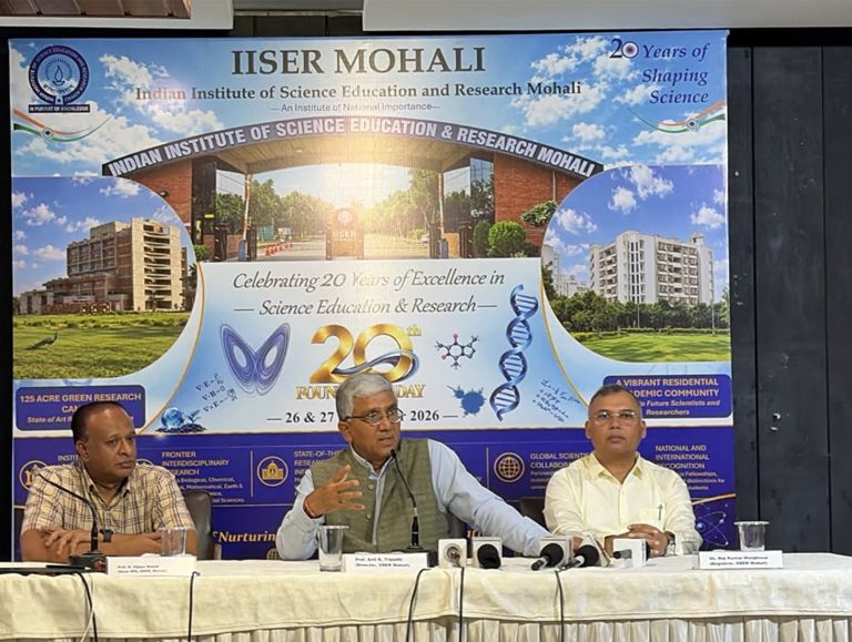 IISER Mohali unveils initiatives ahead of 20th Foundation Day