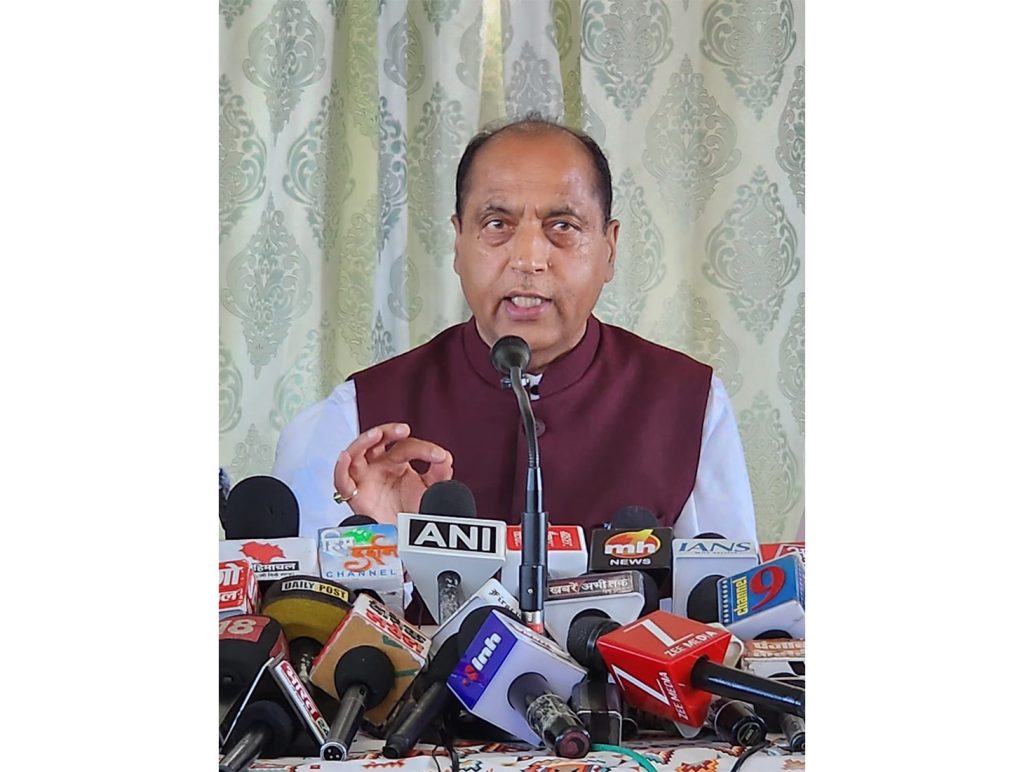 Jairam Thakur hits out at congress over EC Row