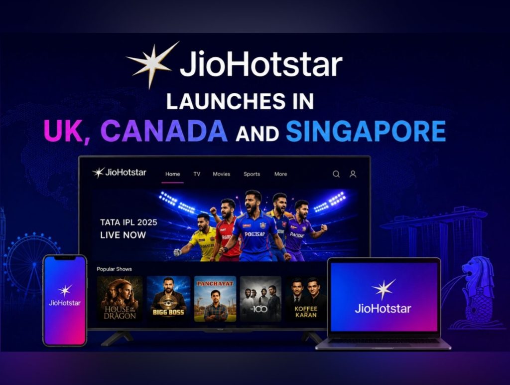 JioHotstar expands streaming platform to three markets