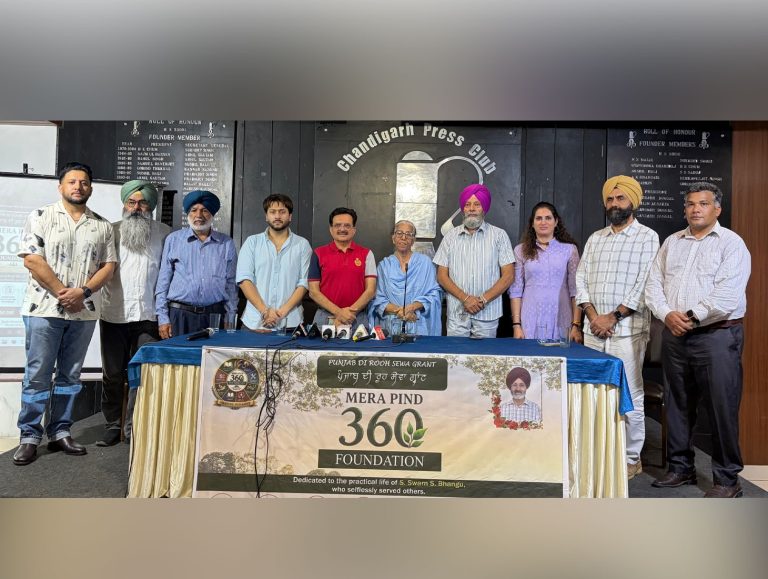 MERA PIND 360 foundation launches Punjab Di Rooh SEWA Grant project