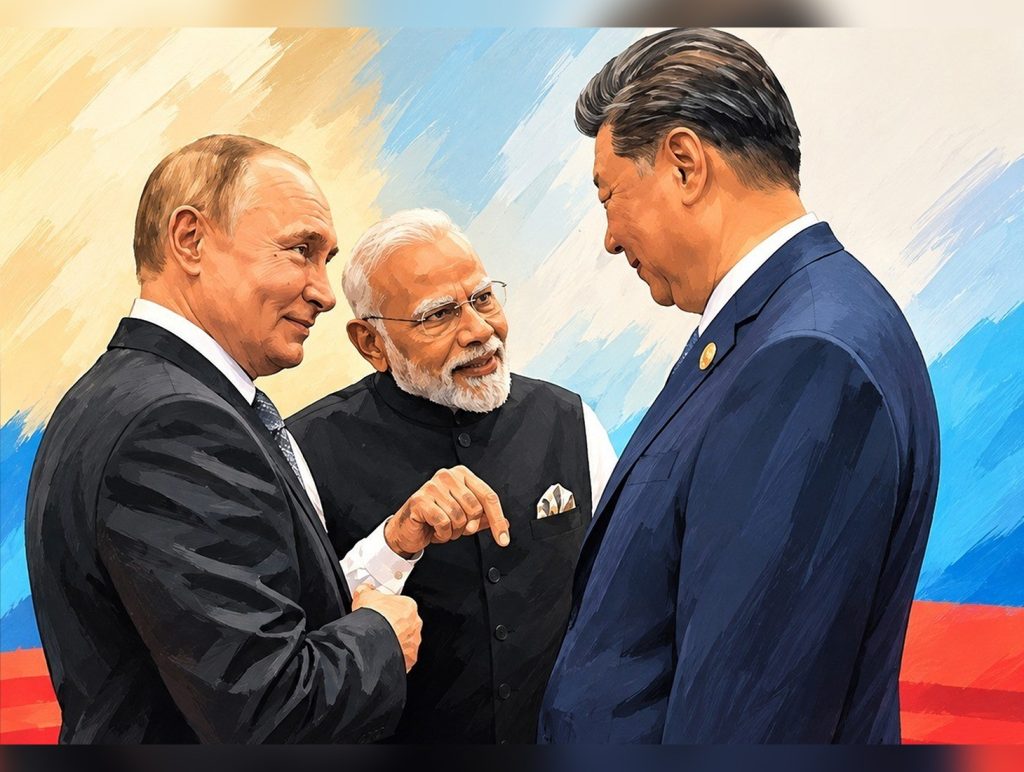 Modi, Putin and Xi