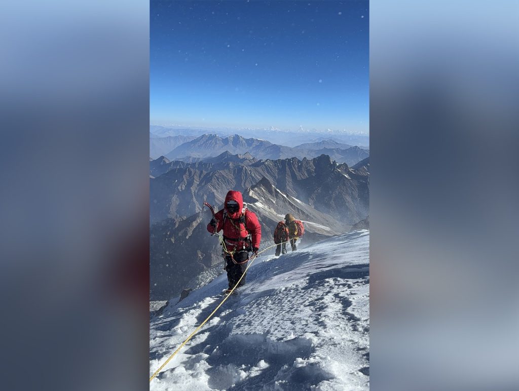 Mountaineer Vishal Thakur summits 7,135-metre Nun Peak in four days