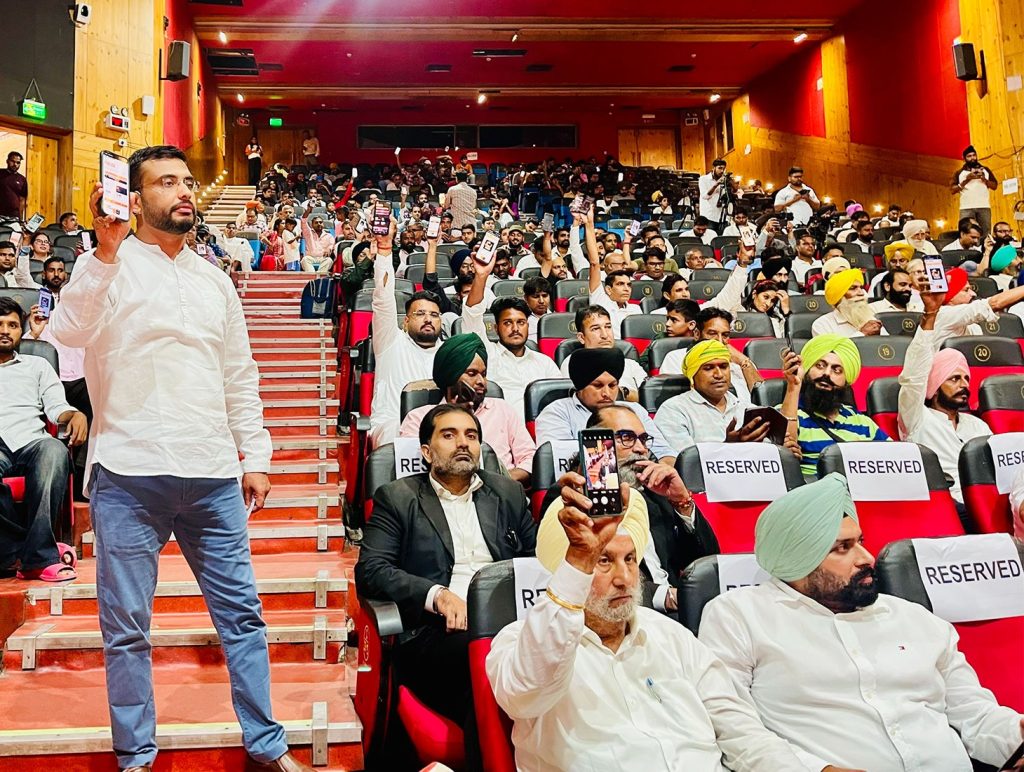Over 1,000 people joined the launch at Tagore Theatre
