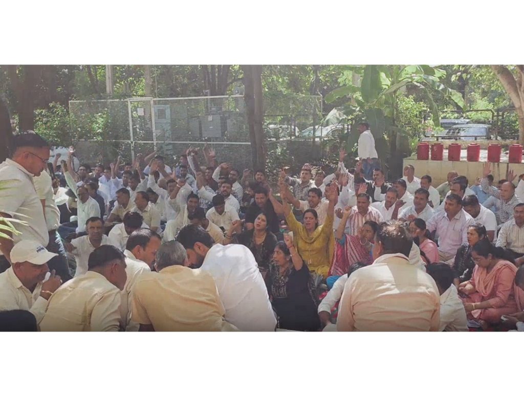 Pharmacists, MPHW employees demand recruitment before online transfer drive