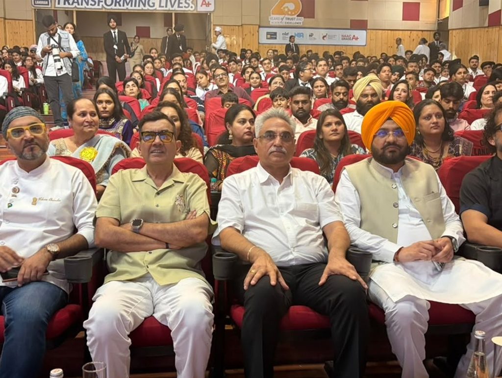 Padma Shri chef Sanjeev Kapoor visits CGC Landran